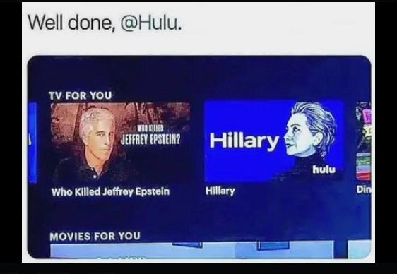 Well done, Hulu -well done....