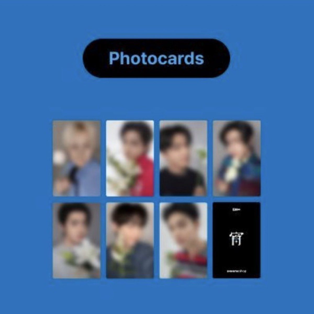 HOW Weverse Global sticker 特典 トレカ セット 7枚セット】DxS ドギョム 特典 封入 トレカ ステッカー 応募 韓国 限定