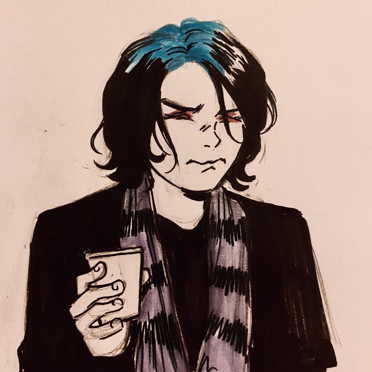 beverlylove's tweet image. gerard way spoke to me in a vision and told me to pick up a marker