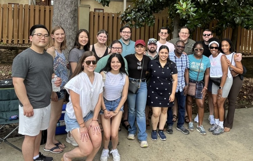 UABPathology's tweet image. We had so much fun welcoming our PGY1s to Birmingham with a picnic at Homewood Central Park! 💚