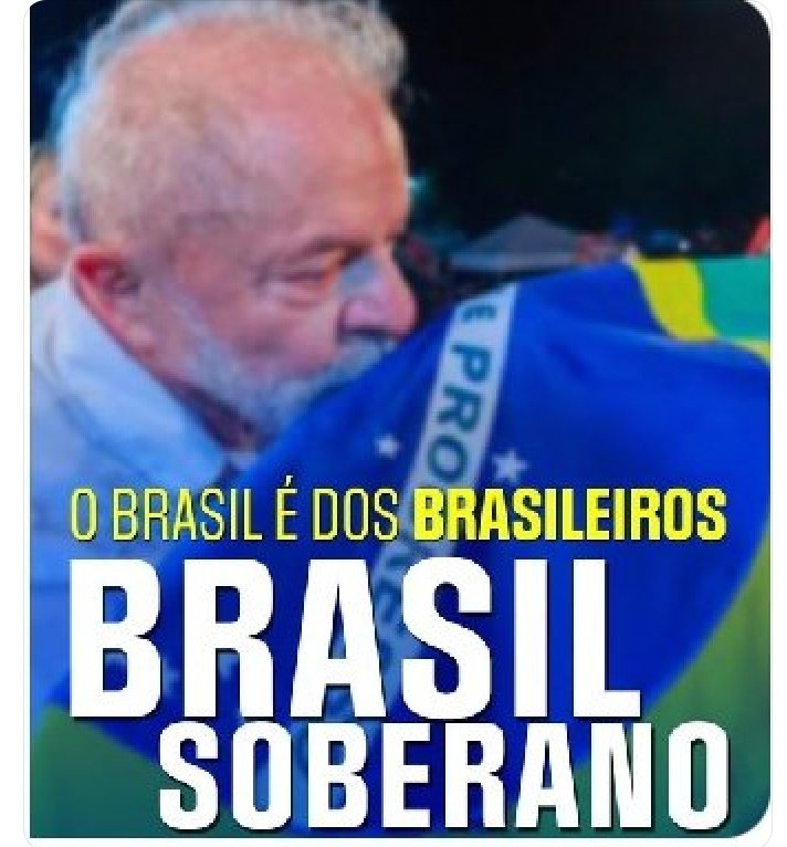 sandraffarias's tweet image. Pra cima dos fascistas !
BRASIL É SOBERANO
BRASIL É DOS BRASILEIROS
BOLSONAROS SÃO TRAIDORES DO BRASIL
BOLSONARO NA CADEIA
LULA REELEITO