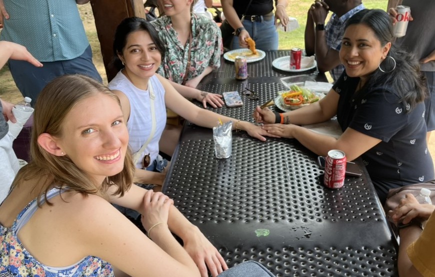 UABPathology's tweet image. We had so much fun welcoming our PGY1s to Birmingham with a picnic at Homewood Central Park! 💚
