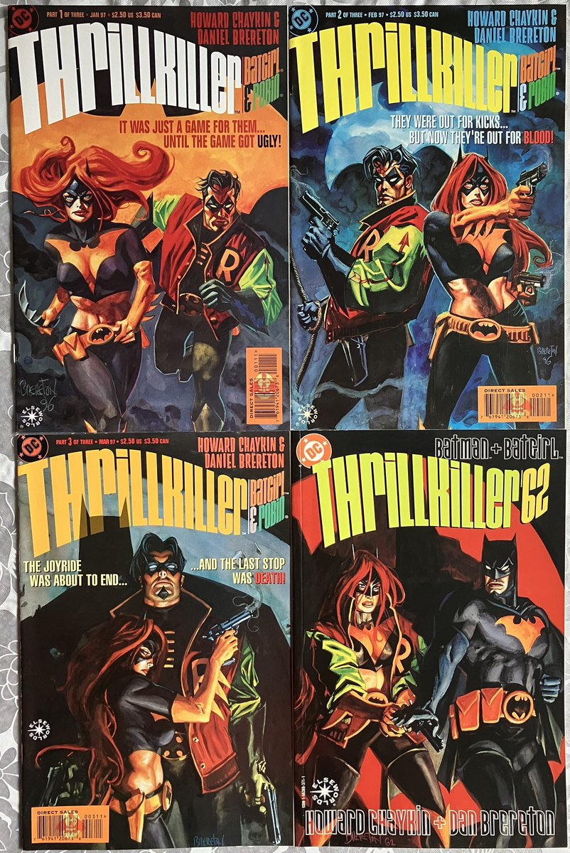 BrianMcquery's tweet image. I just read these Batman comics that I bought years ago and sat unread in long boxes.
Featuring art by some of my favorites:
Dan Brereton
Paul Gulacy
John Estes
John Bolton
And writing by:
@HOWARDCHAYKIN
@DevinGrayson
James Robinson
@Batman
@DCOfficial