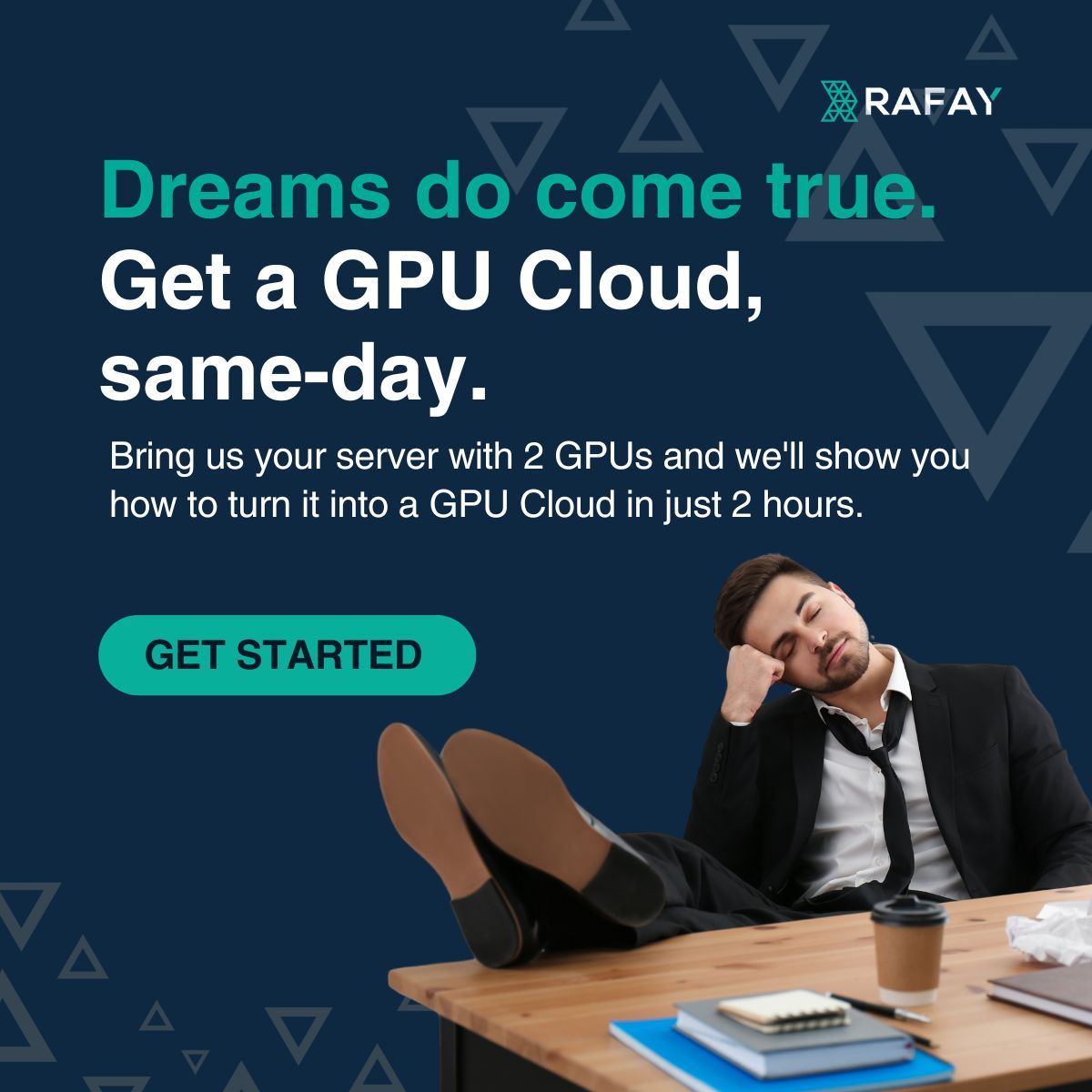 rafaysystemsinc's tweet image. From server to GPU cloud in 2 hours. See how Rafay makes self-service AI infrastructure delivery easier than ever before.
Register now : buff.ly/lm5hy1i
