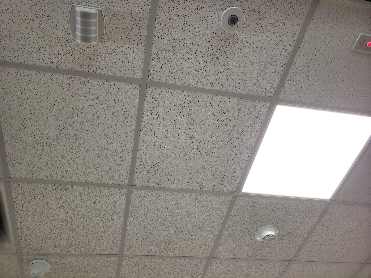 RoofingGeorgia1's tweet image. Responding to concerns about a dark ceiling spot, we removed wet insulation and proceeded to apply spray foam. Post insulation, we replaced the damaged ceiling tiles. #HomeRepair #CeilingSolution