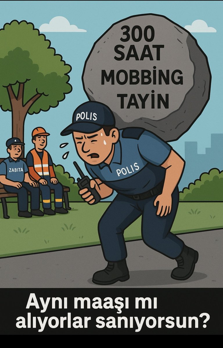 Adalet, zabıtaya ikramiye veriyor, sosyal denge tazminatı veriyor 
Öğretmene ek ders, kurs ücreti veriyor 
İşçiye tediye, ikramiye, ek ödeme 
Polise ise koca bir "HİÇ ."

#EmniyetiDuyanVarmı