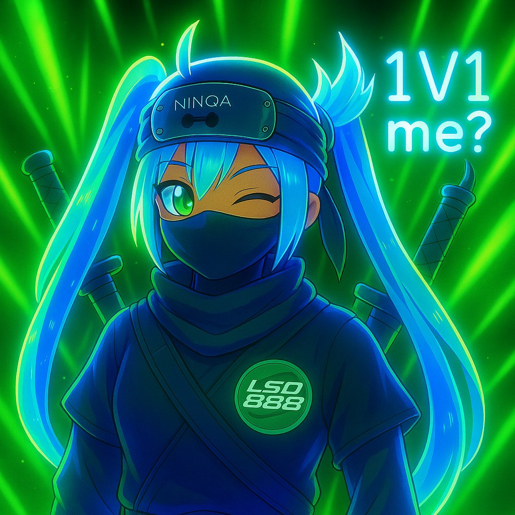 Yizzz (@yizzz_web3) on Twitter photo Who wanna fight with my NINQA?
Hopefully guys you'll enjoy my art
<a href="/LSD888onhypeevm/">LSD888 🧲✳️</a> can I have a chance to be part of LSD family? Who wanna fight with my NINQA?
Hopefully guys you'll enjoy my art
<a href="/LSD888onhypeevm/">LSD888 🧲✳️</a> can I have a chance to be part of LSD family?