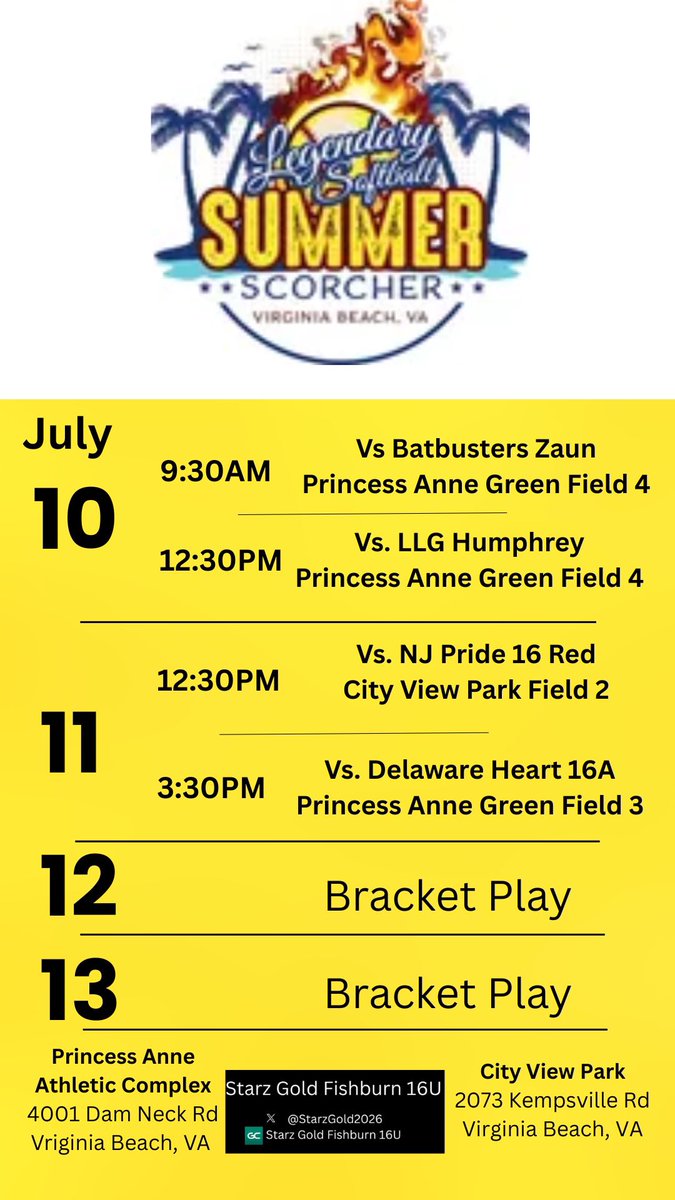 Excited to get back out this weekend! 🖤💛 <a href="/StarzGold2026/">Starz Gold Fishburn</a> <a href="/StarzGold/">StarzGold</a> 

<a href="/allisonbakerg/">Allison Baker</a> <a href="/Coachjosh8/">coach josh 🥎</a> <a href="/Courtlynn_26/">Courtlynn Cooney</a> <a href="/K_Maronski/">Krysti Neufeldt</a> <a href="/CoachMays24/">David Mays</a> <a href="/RCcoachMitchell/">Michael Mitchell</a>