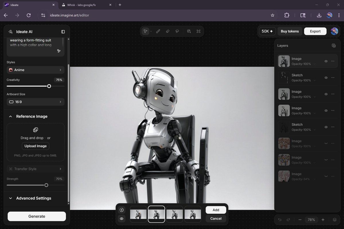 deltatangomike's tweet image. @Imagine_aiart I found the 3D tool in Ideate!!! 
I don&apos;t know how I got here but now I see it. 

let&apos;s go!

#StudioAI #AICreative #AIArts #ImagineArt #IdeateAI