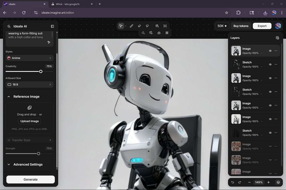 deltatangomike's tweet image. @Imagine_aiart I found the 3D tool in Ideate!!! 
I don&apos;t know how I got here but now I see it. 

let&apos;s go!

#StudioAI #AICreative #AIArts #ImagineArt #IdeateAI