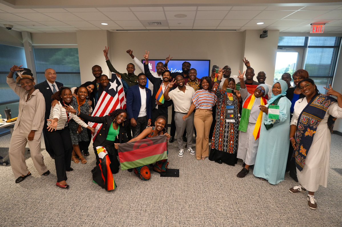 AAMU_Alumni's tweet image. 🌍 AAMU is proudly hosting 25 emerging African business leaders through the 2025 Mandela Washington Fellowship!
From AI to agriculture, Fellows from 18 countries are sharpening skills + making global connections right here on The Hill.
#AAMU150 #YALI2025 #WeAreAAMU