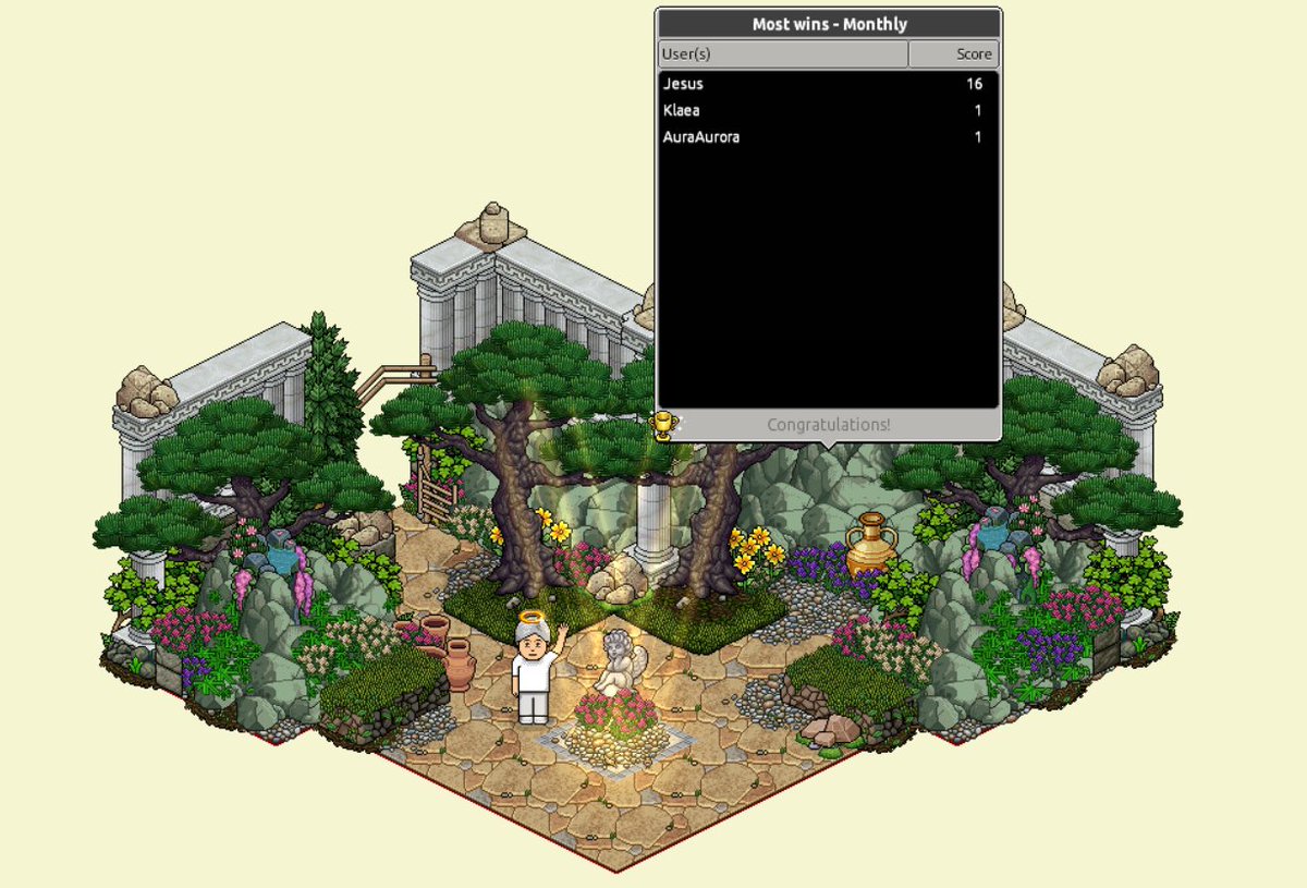 Jesus on Habbo tweet media