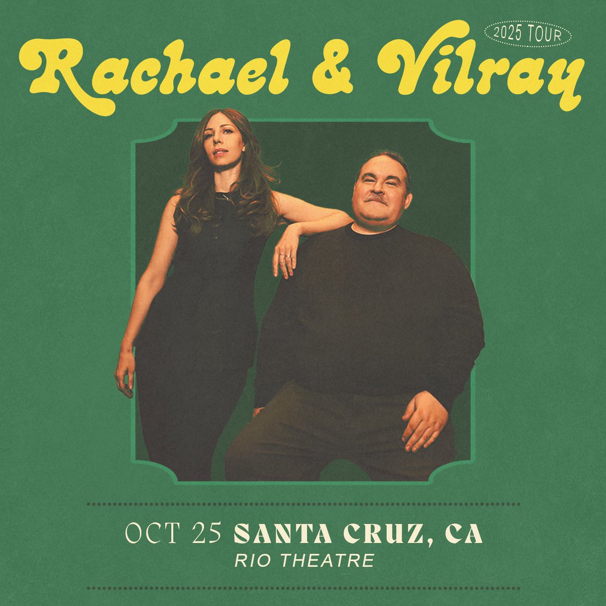 NEW SHOW! We're heading to Santa Cruz this October 25th. Tickets are on sale now. Hope to see you there!

bit.ly/RVSantaCruz