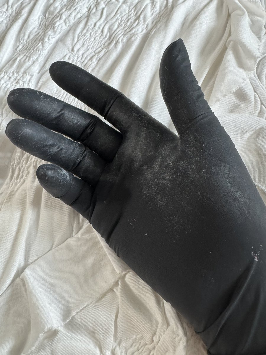 It’s what you think it is 
$45 flat rate to purchase in US. $60 international 
#latexgloves
#glovesforsale
#cumgloves