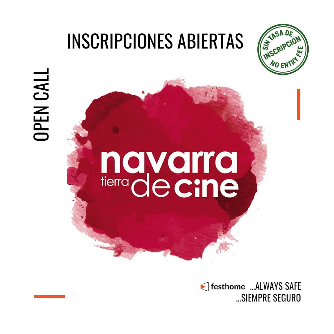 13º Certamen De Cortometrajes Navarra, Tierra De Cine
<a href="/navarradecine/">Navarra, Tierra de Cine</a>

📩 festhome.com/festival/certa…

#callforentries #opencall #filmfestival #film #festival #corto #shortfilm #submissions #inscripciones #festivaldecine