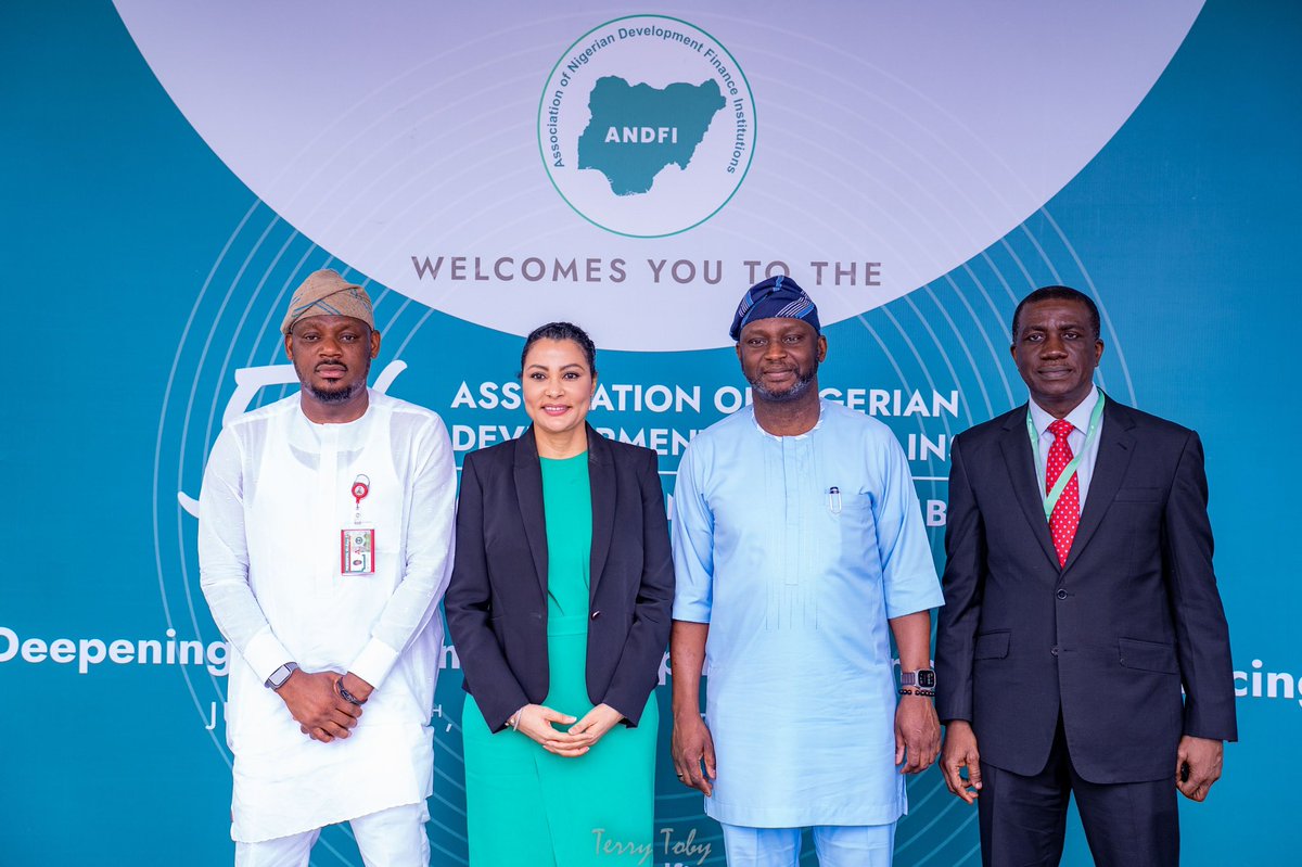 Today at the 5th Annual Assembly of @ANDFI_Nigeria, I delivered a keynote on “Deepening Development Impact &amp; Inclusive Financing.”

We must move from rhetoric to results. 

From women-led businesses to rural infrastructure, from blended finance to fintech for informal workers —
