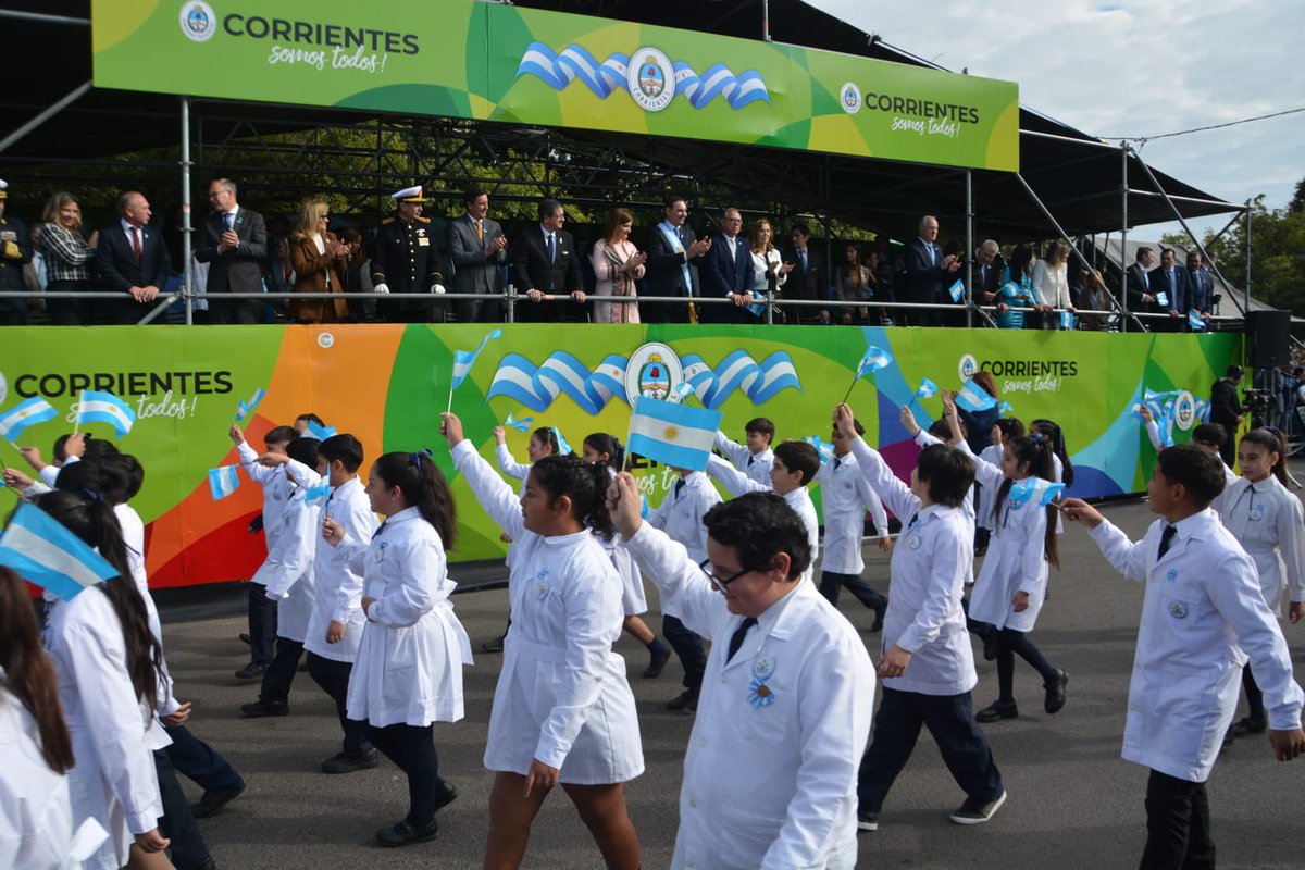 En #Corrientes participando de las celebraciones por un nuevo aniversario de nuestra Independencia 🇦🇷
¡Viva la Patria! 💪🏼