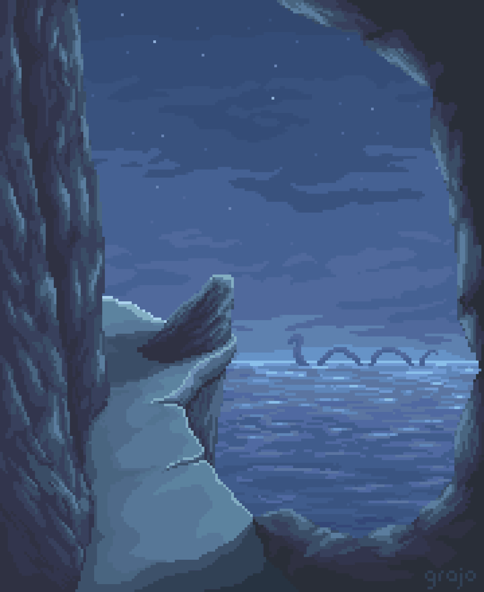 winged_salmon's tweet image. #pixelart #ドット絵