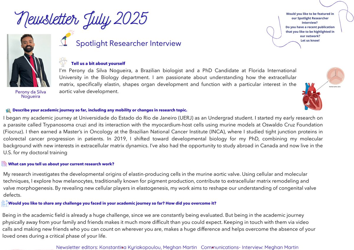 THEmeshwork2020's tweet image. 🌴 The pipettes are parked, the data can wait — it’s time for ☀️🏄♀️ and science naps!
Our July newsletter is live, featuring ECM summer vibes, cool papers, a poll, a lab introduction and a researcher spotlight that’ll warm your heart.
Read it before we hit snooze 😎 👉🏖️