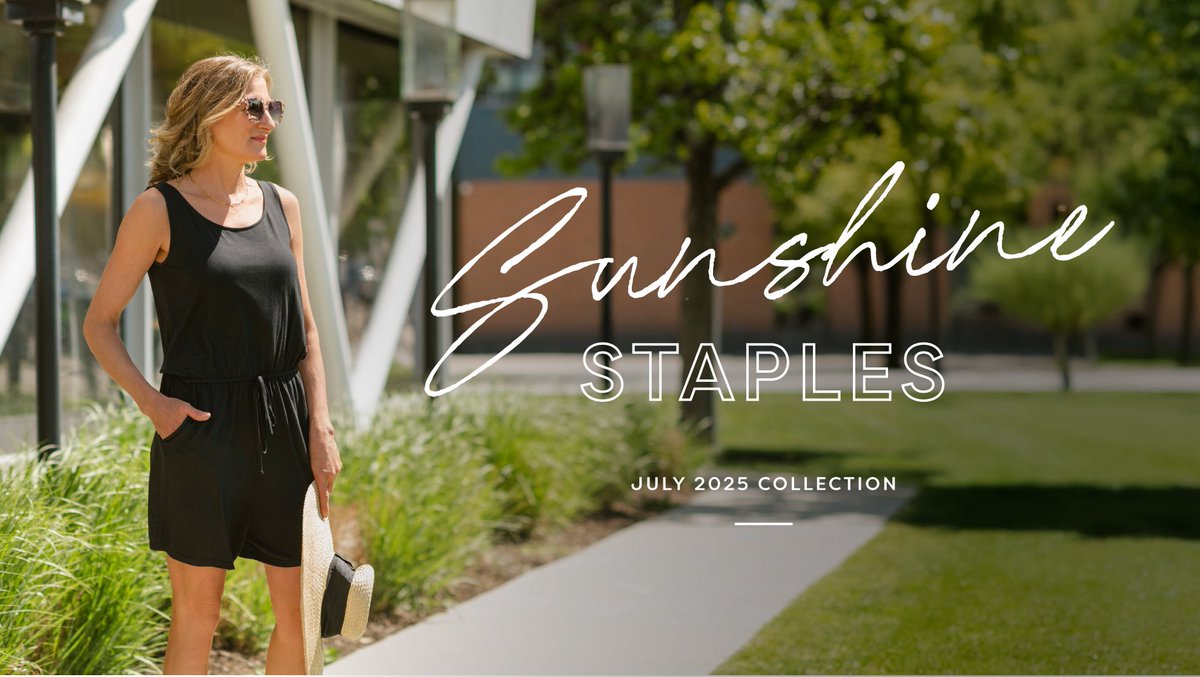 The Sunshine Staples Collection!

Say hello to effortless summer style with easy, throw-on-and-go pieces designed to keep you comfy, and cute all season long. From breezy dresses to zen-inspired leggings and your new favourite romper. 🌸🌊✨