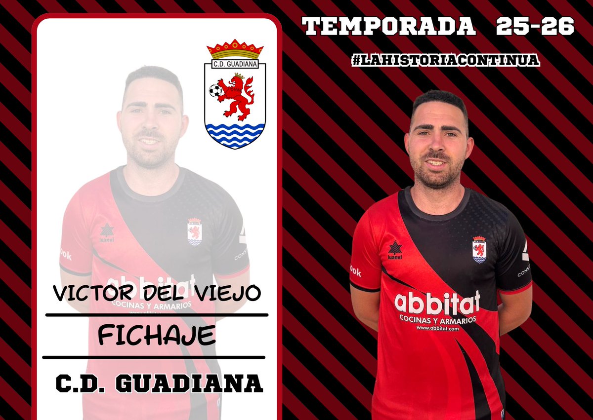 |FICHAJE|

Víctor del Viejo, vuelve a la que fue su casa. Jugador muy rápido y muy contundente, comprometido y trabajador. 

Esperemos que de todo por nuestro club y que podamos disfrutar de él con muchos éxitos. 

Mucha suerte Víctor! 

#LaHistoriaContinua🔴⚫️