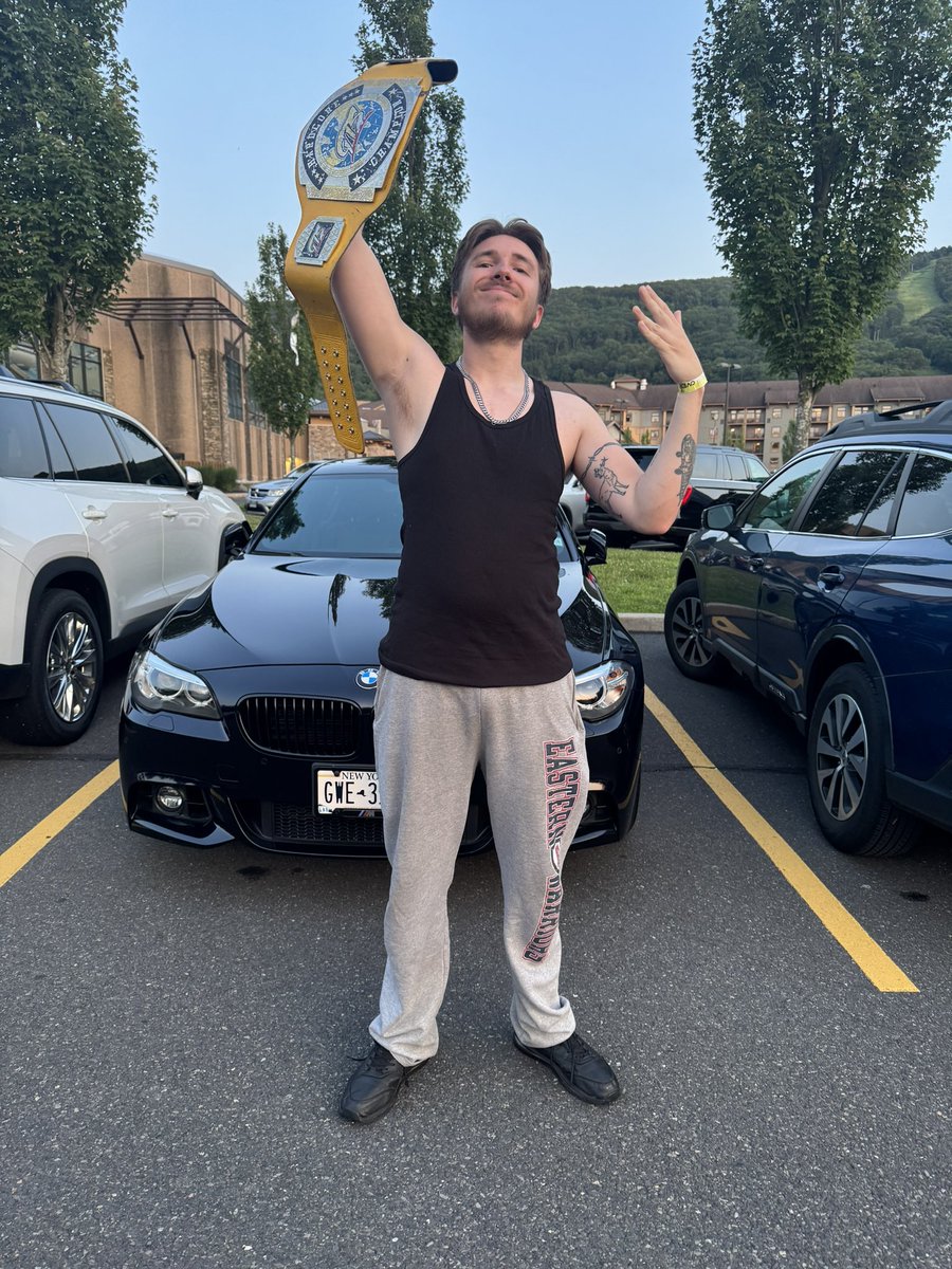 Gabe Sayers (@gabesayersdw) on Twitter photo RETAINED MY <a href="/GrimsToyShow/">GRIM: Leader of BELT FEDERATION</a> HARDCORE BELT YESTERDAY!
Then I took the belt on vacation with me to the beautiful <a href="/Poconos/">Pocono Traveler</a> mountains at <a href="/CamelbackLodge/">Camelback Resort</a> !
Do you wanna see a vlog from the vacation?
SEE THE MATCH BELOW ⬇️⬇️⬇️ RETAINED MY <a href="/GrimsToyShow/">GRIM: Leader of BELT FEDERATION</a> HARDCORE BELT YESTERDAY!
Then I took the belt on vacation with me to the beautiful <a href="/Poconos/">Pocono Traveler</a> mountains at <a href="/CamelbackLodge/">Camelback Resort</a> !
Do you wanna see a vlog from the vacation?
SEE THE MATCH BELOW ⬇️⬇️⬇️