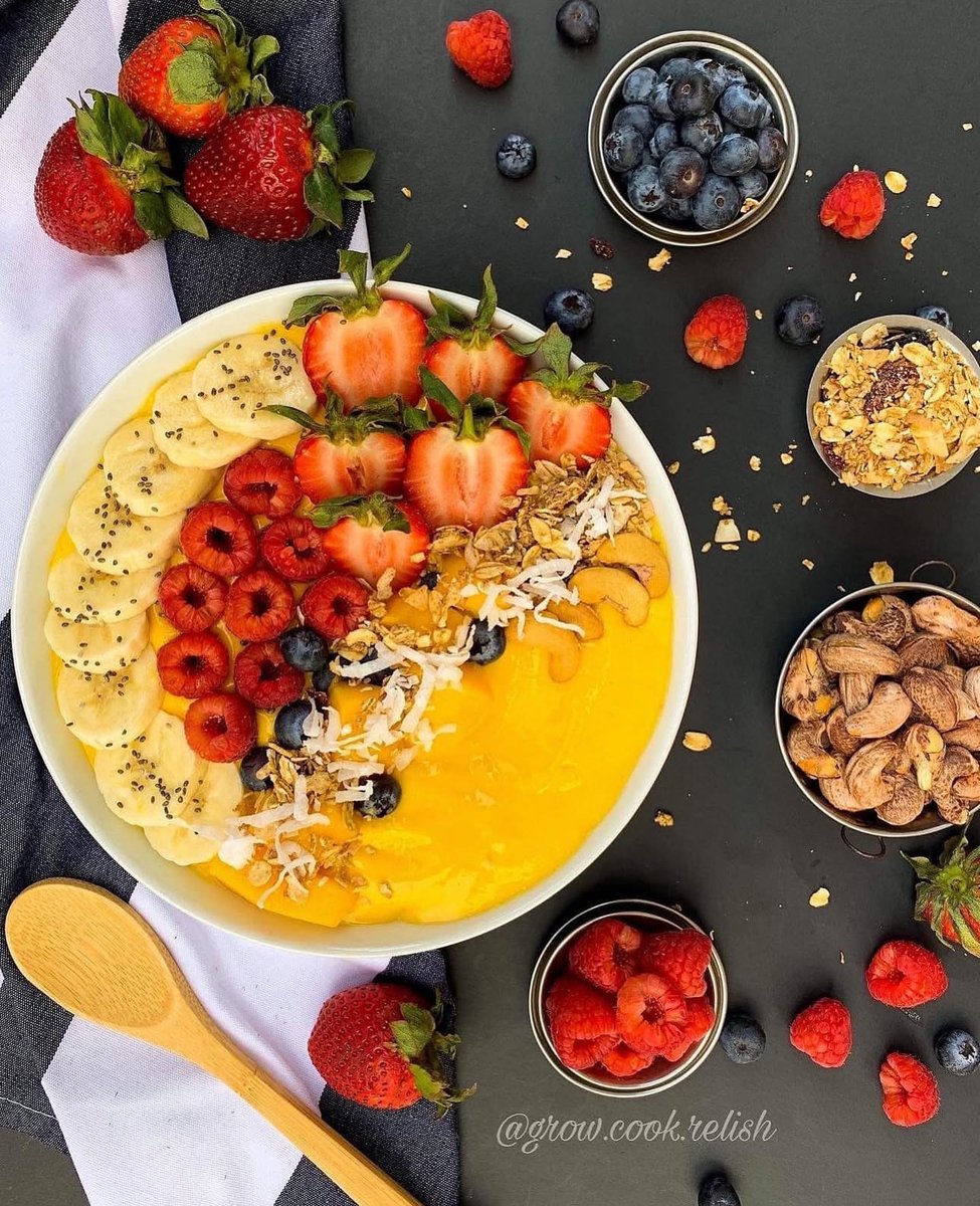 Smoothie goals = unlocked 💛
This Mango Ginger Cashew bowl is sunshine in a spoon - tropical, zesty, and full of cashew-powered goodness.

Tag a smoothie lover or save this for your next breakfast glow-up 🌞

bit.ly/3wQ02OO