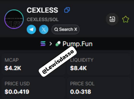 LewisDasso's tweet photo. ☎️#Cexless broke out from $4.2K → $132K MCAP 🚀
Profit: 31.4x 💰
SEND ME A DIRECT MESSAGE TO JOIN MY TG CHANNEL 📥
HzdYEx855WCWybE36V9WJzRrhEYQjHt8BvyKaKhapump
#Solana #Memecoins #Altcoins #Cexless #Crypto #Bitcoin #Marge #Bullish #AI171 #Pumpswap https://t.co/amRIT7J009