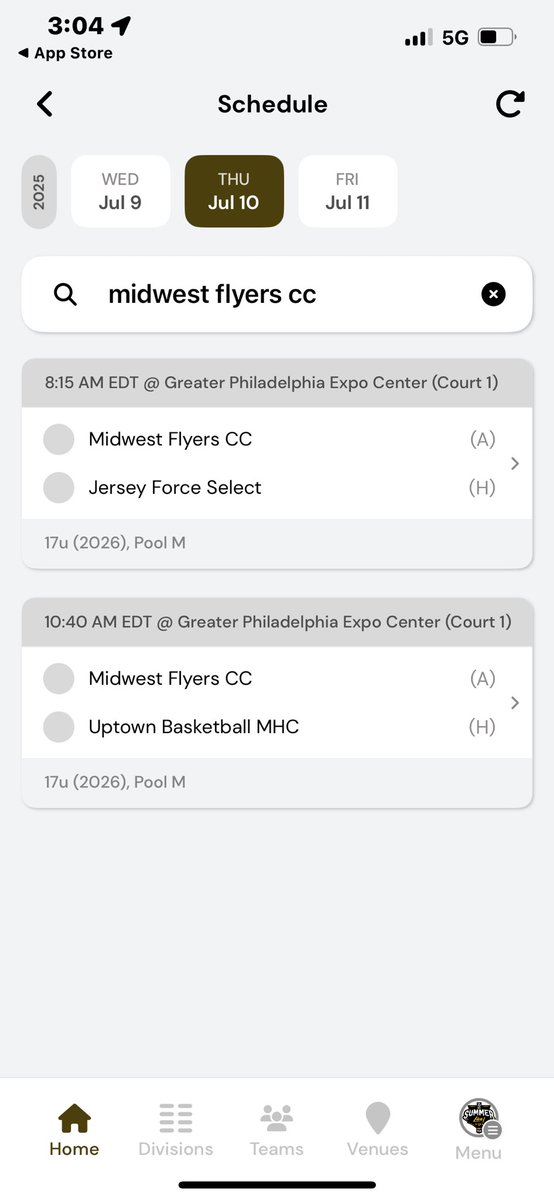 AnthonyTrombl11's tweet image. Schedule for Summer Live Session 1 in Oaks, Pa. @MidwestflyersCC @MiddieDK