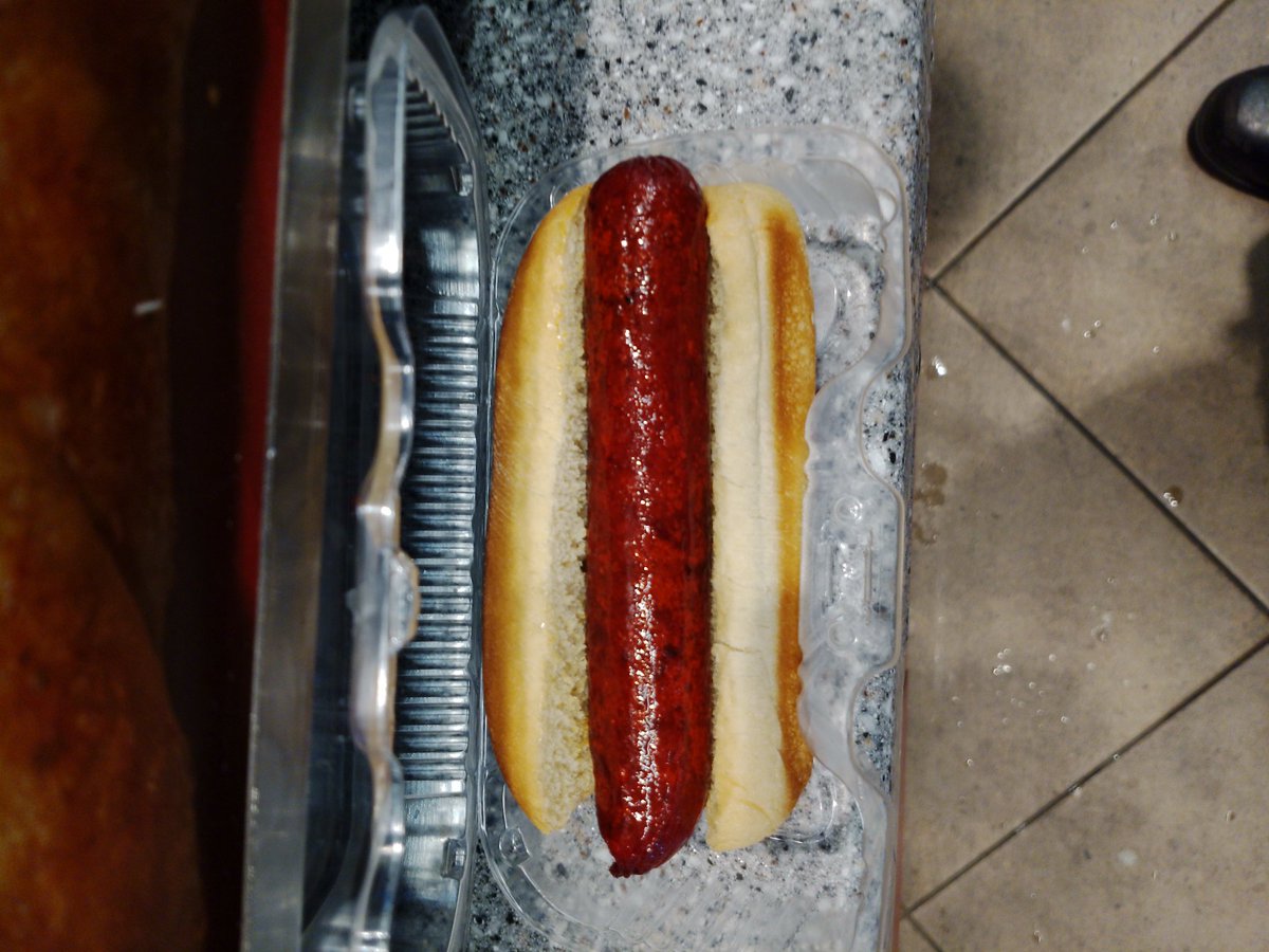 Fantastic news QuikTrip has a new ghost pepper dawg that is a shade of red that, in nature, is found only on venomous or poisonous things of course I got one