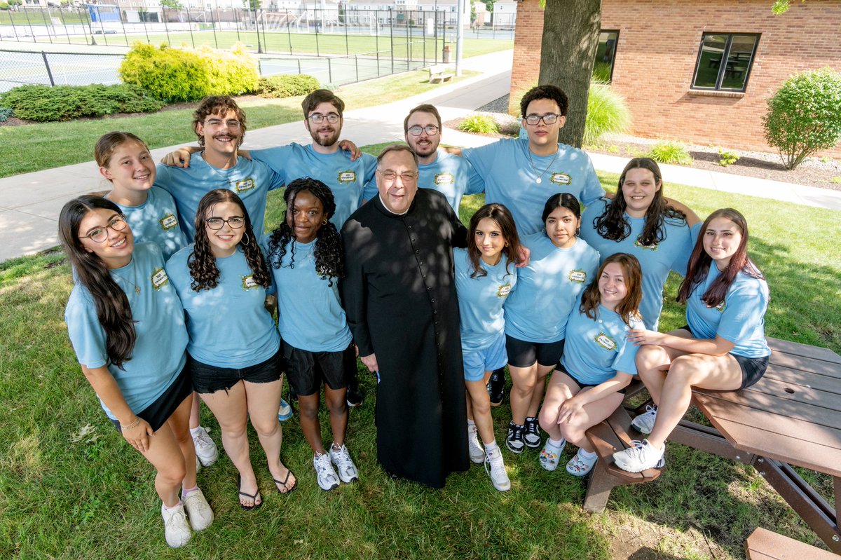 Our 2025 Orientation Leaders and Fr. Greg are here and ready for an exciting Orientation! See you tomorrow for session 1!