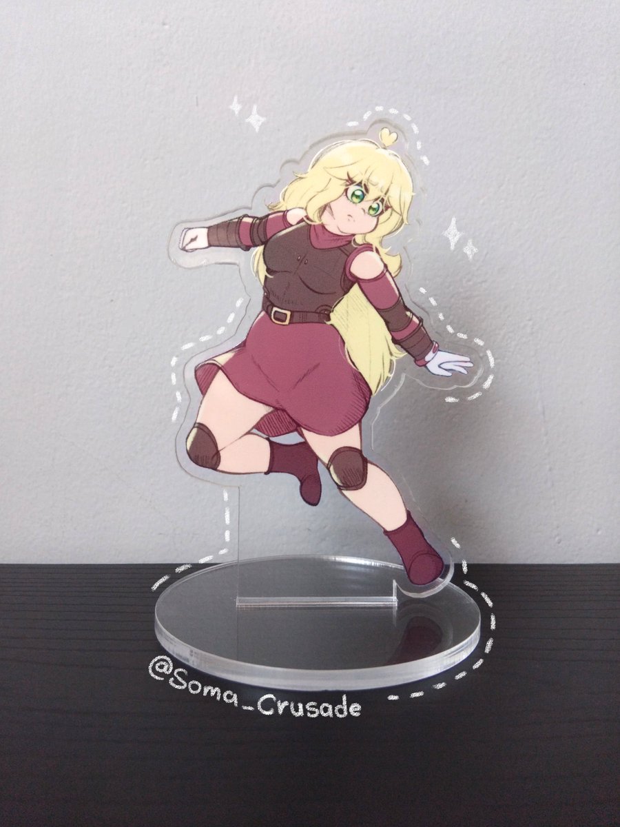 Acrylic action figure of Sora Crusade ❤️💛

I hope this is one of many steps toward starting merchandise production.