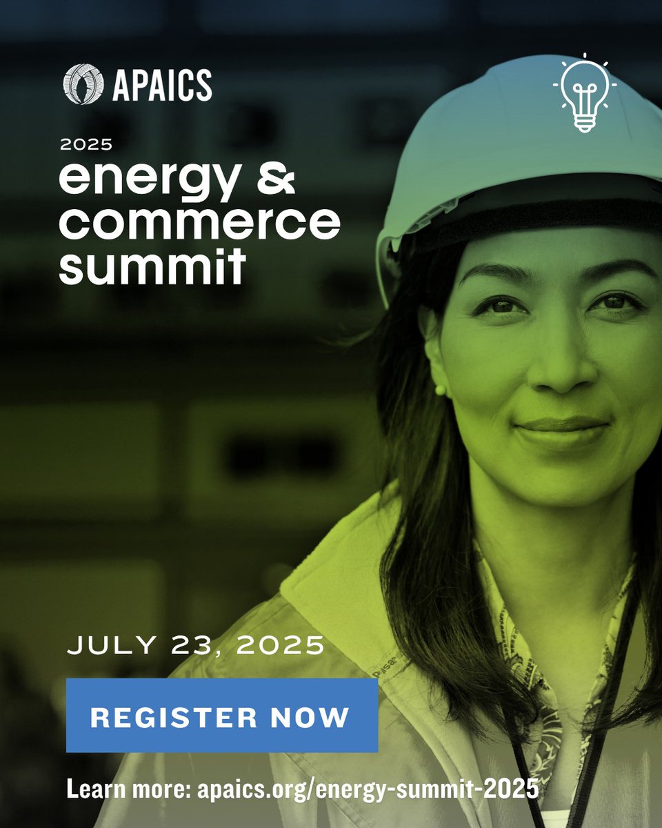 APAICS's tweet image. ⚡️T-minus TWO WEEKS until the 2025 Energy & Commerce Summit! Tune in to hear from our featured Congressional Speakers discuss top-line energy and commerce issues. Join the conversation virtually on July 23! 💡
Register at apaics.org/energy-summit-…