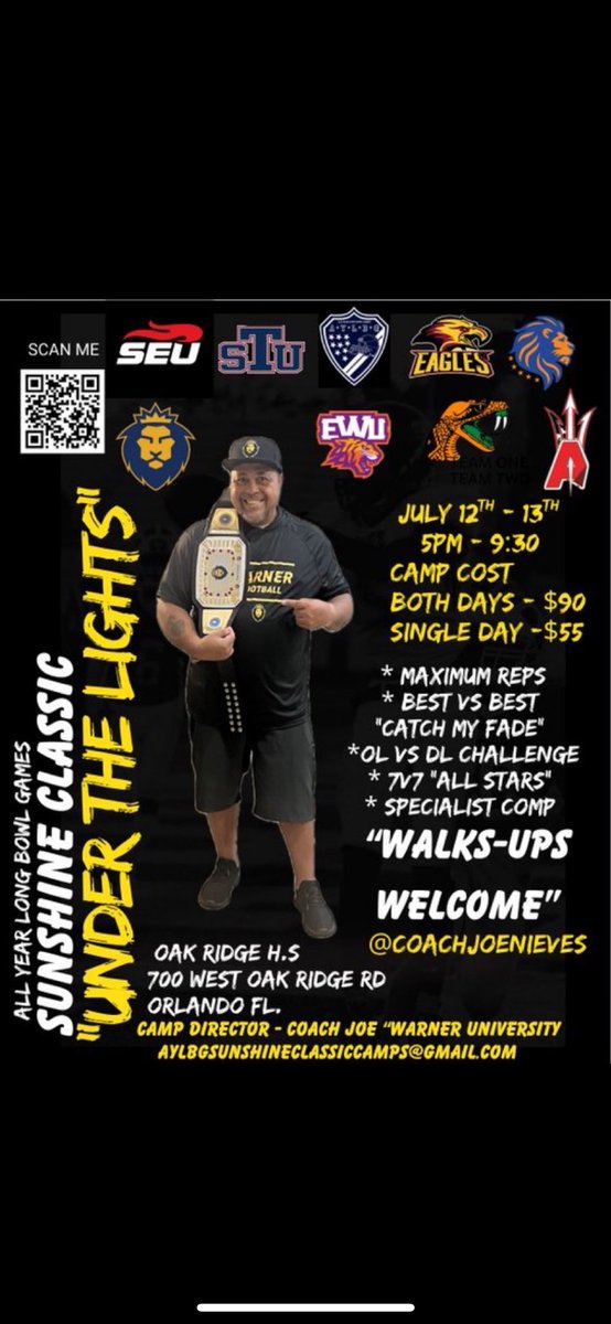 IsaacJohn08's tweet image. I will be at Coach Joe’s Warner University camp this weekend! @CoachJoeNieves @dburks88 @CoachColzie @IMcCartney5 @Toriano81 @CoachKendallTod @Coach_Waugh @coacheverson_