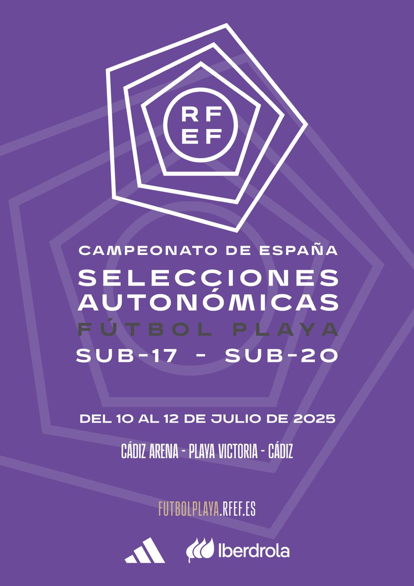 Fútbol Playa RFEF (@futbolplayarfef) on Twitter photo 🚨 ¡¡𝗩𝗢𝗟𝗩𝗘𝗠𝗢𝗦 𝗔 𝗟𝗔 𝗔𝗥𝗘𝗡𝗔!!
Selecciones autonómicas de Fútbol Playa 2024/25.
🔜 Continuan los #CESA de Fútbol Playa en <a href="/Cadiz_es/">Ayuntamiento de Cádiz</a>, con las categorías sub-17 y sub-20 femeninas.
📺 TODO en bit.ly/CESA2025_F_1720
#FútbolPlayaRFEF 🚨 ¡¡𝗩𝗢𝗟𝗩𝗘𝗠𝗢𝗦 𝗔 𝗟𝗔 𝗔𝗥𝗘𝗡𝗔!!
Selecciones autonómicas de Fútbol Playa 2024/25.
🔜 Continuan los #CESA de Fútbol Playa en <a href="/Cadiz_es/">Ayuntamiento de Cádiz</a>, con las categorías sub-17 y sub-20 femeninas.
📺 TODO en bit.ly/CESA2025_F_1720
#FútbolPlayaRFEF