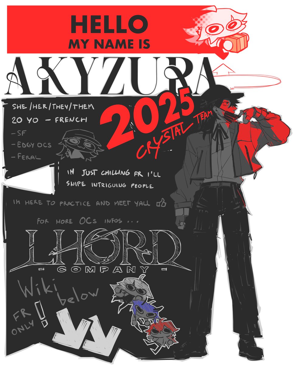 AkyZura's tweet image. Uploaded my profile for the #artfight2025 gonna try to throw sum hands hehe
GO CHECK MY PROFILE : artfight.net/~AkyZura