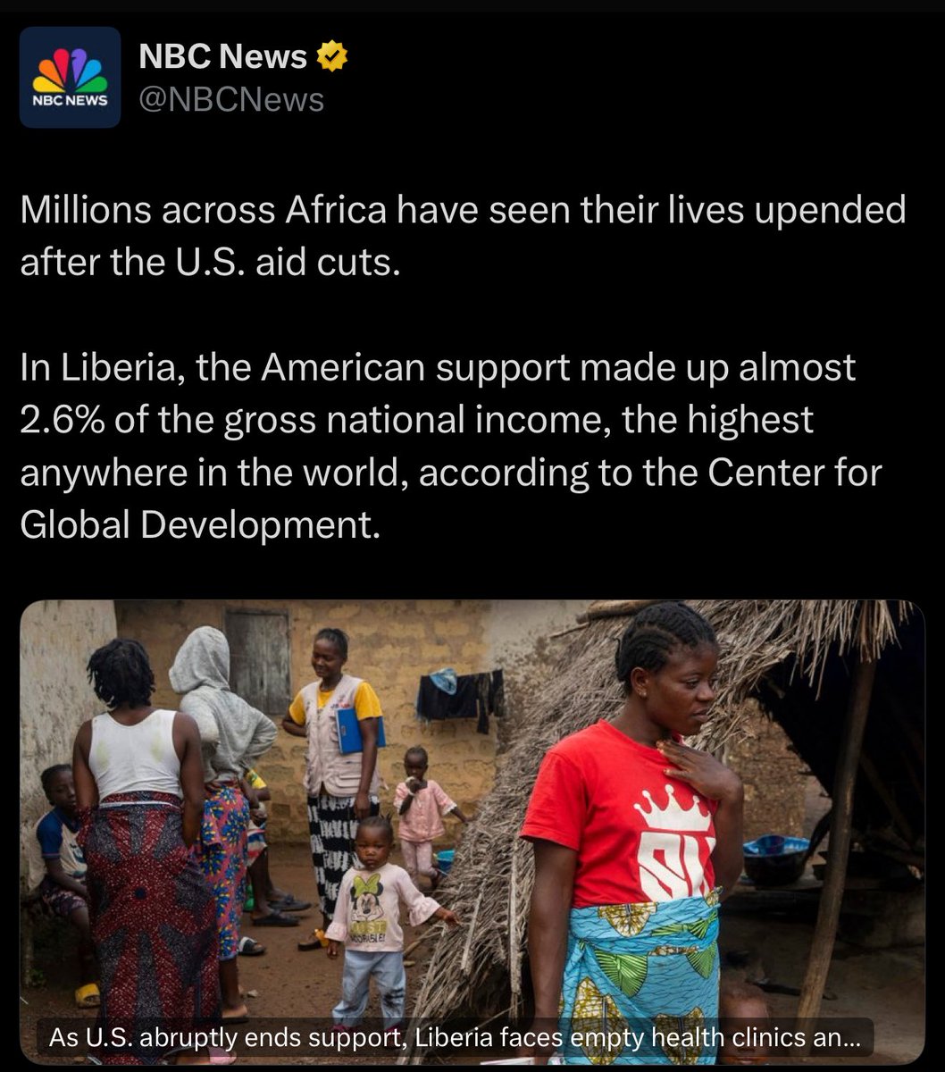 It is not America’s job to fund the healthcare and lives of people in Liberia. In fact, it’s a total betrayal of the American people that we ever funded this.

Our country is in $37 trillion dollars of debt and rising. Imagine you were just $3.7M in debt and took out loans to pay