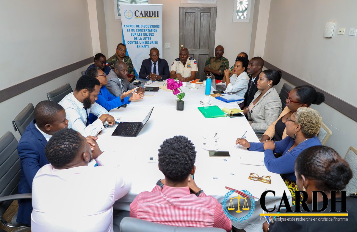 CardhHaiti's tweet photo. 4ème Réunion de la Table Sectorielle sur la Sécurité (TSS) " Enfants et gangs armés",
9 juillet 2025
https://t.co/YP0nzGX1p0 https://t.co/6zgxY7izdW
