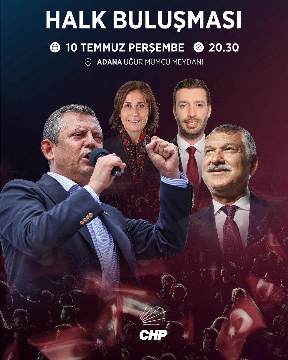 Yarın akşam Adana’dayız!

Adana Büyükşehir Belediye Başkanımız Zeydan Karalar’a, Seyhan Belediye Başkanımız Oya Tekin’e, Ceyhan Belediye Başkanımız Kadir Aydar’a ve tüm siyasi tutuklularımıza meydanlarda sahip çıkıyoruz!

Hep birlikte direneceğiz, hep birlikte kazanacağız!

🗓️ 10