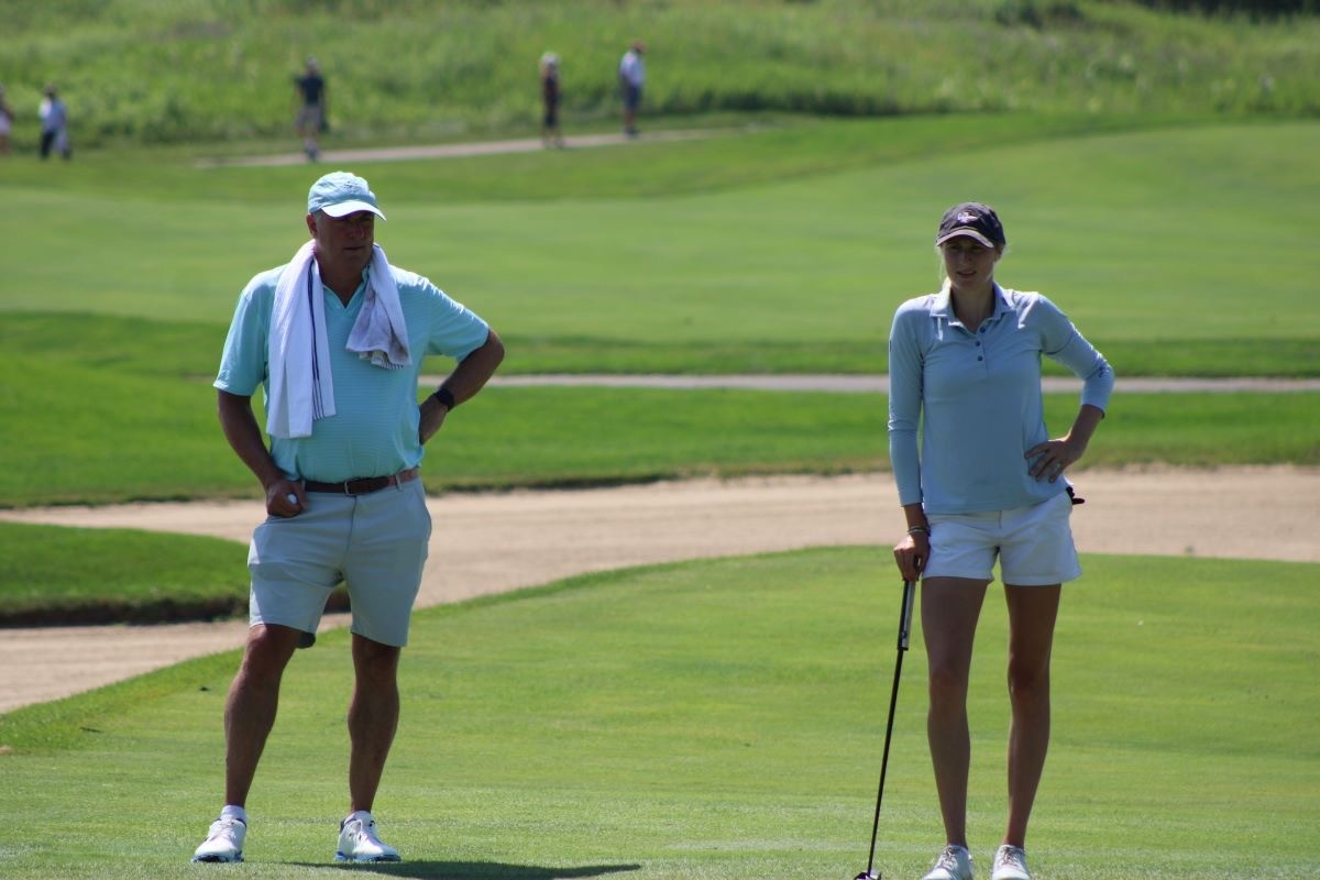 MSU_WGolf's tweet image. Shannon Kennedy wins 5&4 and advances to the Round of 16 at the @officialGAM 109th Michigan Amateur.
Shannon plays on Thursday morning at 8:50 a.m.
Live scoring 📲 golfgenius.com/pages/11332563…
#GoGreen