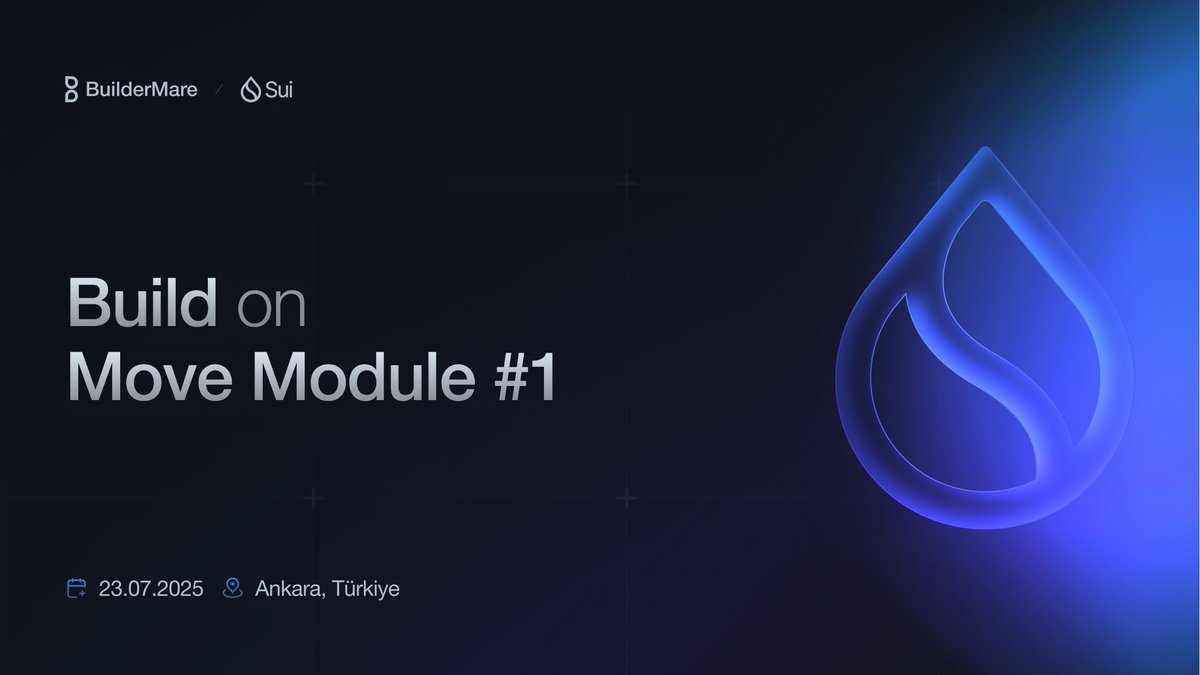 We’re not just teaching. We’re building together.

💧 5 Courses
💧 5 NFTs
💧 1 Final Plan

Course 1 starts at 23rd of July in Ankara.

Join, learn, and earn your first onchain credential.

Apply here: lu.ma/p3v4alad