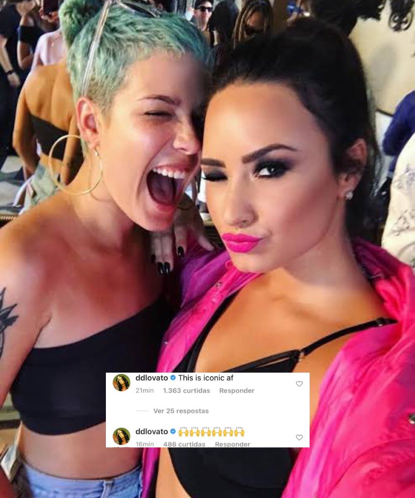 acervhalsey's tweet image. nós halsies estaremos apoiando a demi lovato.