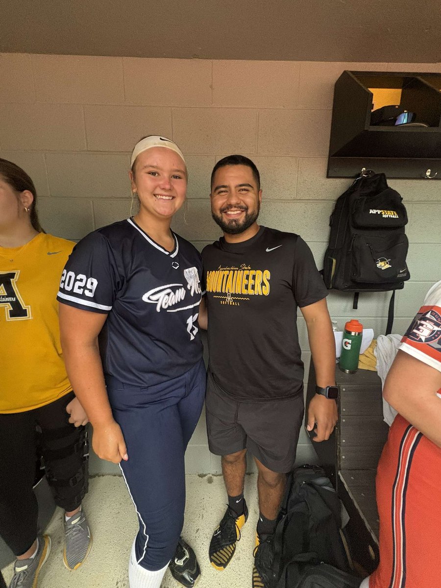 Addy Morehead (@addymorehead) on Twitter photo Just wrapped up an incredible camp at <a href="/AppStateSB/">App State Softball</a>! Huge thanks to <a href="/whitjones25/">Whitney Jones</a>, <a href="/courtney_ogle12/">Courtney Ogle</a>, <a href="/MattAlberghini/">Matt Alberghini</a> , <a href="/AleeexIbarra/">Ibarra-Fernandez</a>. Grateful for the opportunity to grow and get better. Go mountaineers! ππ€
<a href="/teamnctaylor/">@teamnctaylor</a> <a href="/TeamNCSoftball/">Team North Carolina Softball</a>
<a href="/PrepSoftball/">Prep Softball π₯</a>
<a href="/ExtraInningSB/">EXTRA INNING SOFTBALL</a> Just wrapped up an incredible camp at <a href="/AppStateSB/">App State Softball</a>! Huge thanks to <a href="/whitjones25/">Whitney Jones</a>, <a href="/courtney_ogle12/">Courtney Ogle</a>, <a href="/MattAlberghini/">Matt Alberghini</a> , <a href="/AleeexIbarra/">Ibarra-Fernandez</a>. Grateful for the opportunity to grow and get better. Go mountaineers! ππ€
<a href="/teamnctaylor/">@teamnctaylor</a> <a href="/TeamNCSoftball/">Team North Carolina Softball</a>
<a href="/PrepSoftball/">Prep Softball π₯</a>
<a href="/ExtraInningSB/">EXTRA INNING SOFTBALL</a>