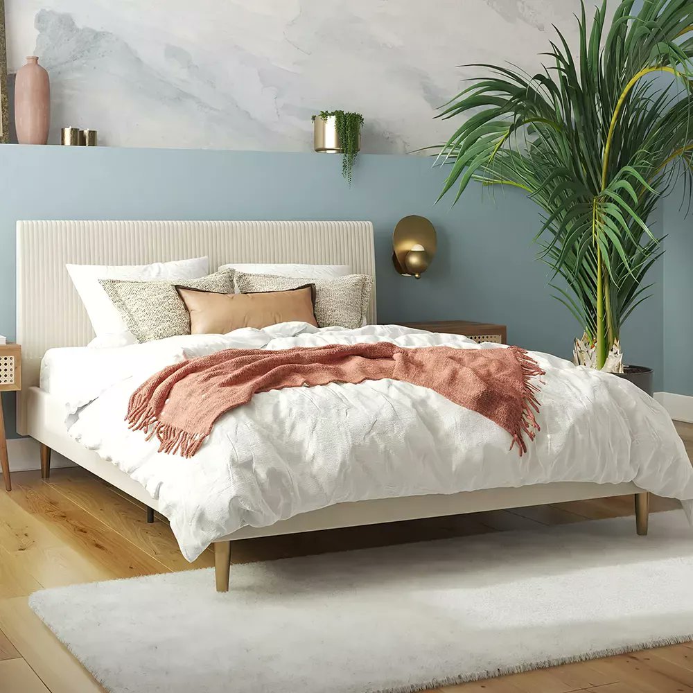 Angela_Marz's tweet photo. Sleep meets sophistication 🛏️. This Velvet Upholstered Queen Bed in ivory brings plush comfort, clean lines, and a modern platform for dreamy nights and stylish mornings.
👉 Shop the bed: https://t.co/c7VWpvieXQ https://t.co/QRRE5xEWbH