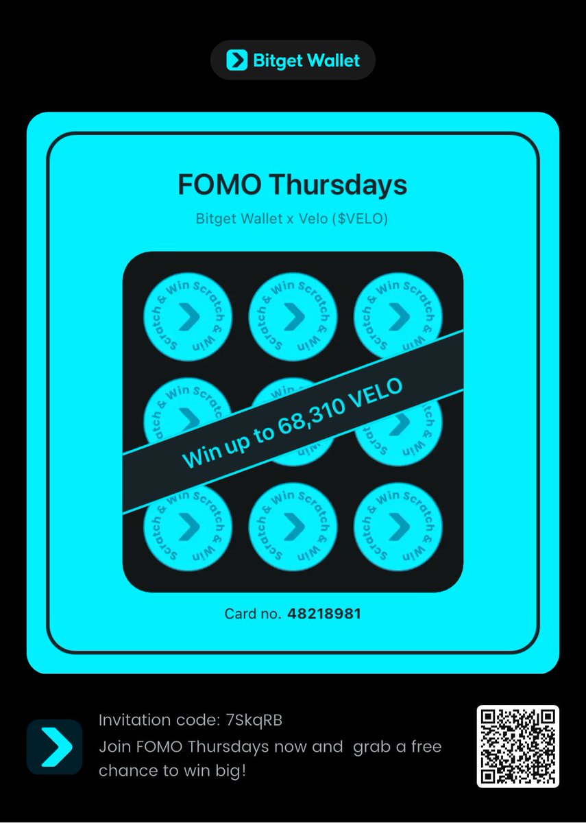 Join FOMO Thursdays now and  grab a free chance to win big! <a href="/BitgetWallet/">Bitget Wallet 🩵</a> #FOMOThursdays
newshare.bwb.global/en/fomoThursda…