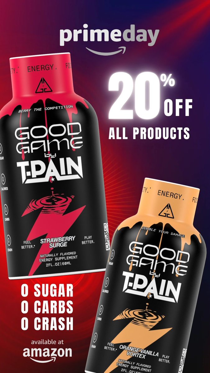 NappyBoyDranks's tweet image. Good Game is officially on Amazon. Plus, it’s 20% off for Prime Day, definitely take advantage of this deal if you’ve been thinking about trying it!
#PrimeDayDeals #PrimeDays2025 #PrimeDay #Fitness #Energy