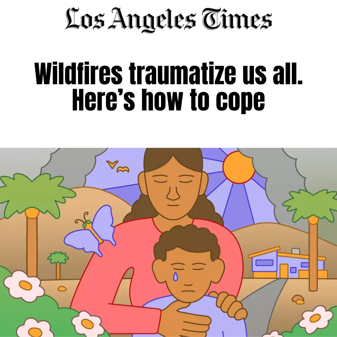 TenantsTogether's tweet image. Wildfires don’t just destroy houses, they leave lasting emotional scars. This guide shares how to support loved ones through the trauma of surviving a wildfire.
A must-read:
latimes.com/california/new…