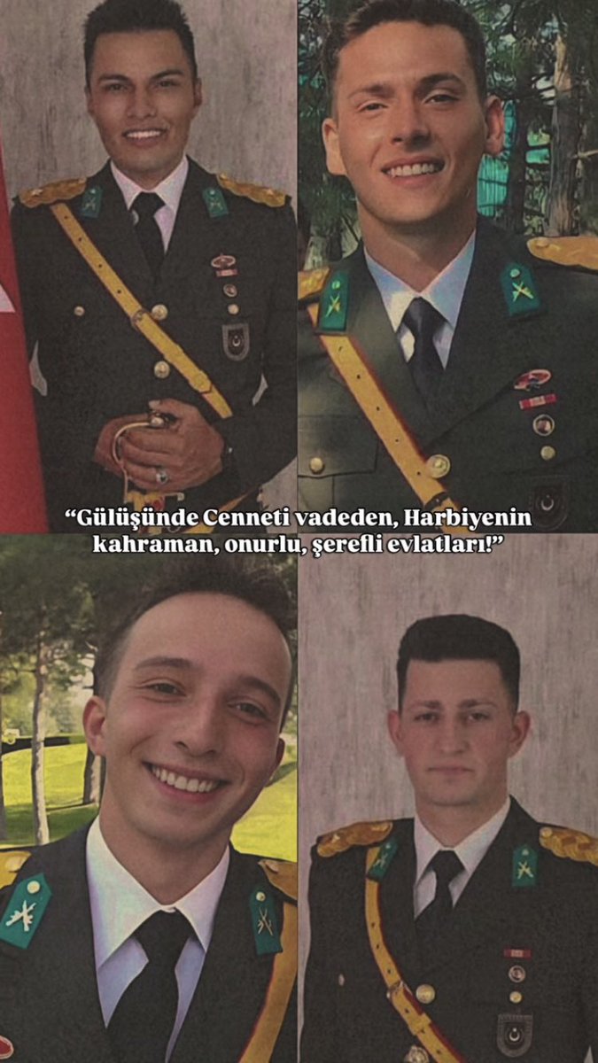 Harbiyenin  gül bakışlı teğmenlerini #TürkUnutmaz