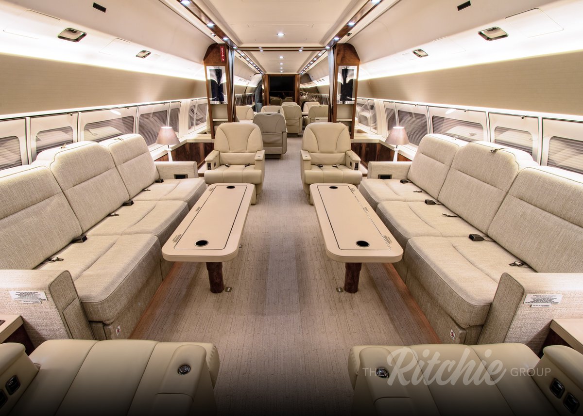 GroupRitchie's tweet photo. New to Market: 1998 Boeing BBJ. Modern 18-Pax with Full Shower! Excellent U.S. Pedigree, Incredibly Clean, Low Time, Ready for Service. Let's Talk!
#AircraftForSale #BoeingBBJ #TheRitchieGroup #trgjettransactions #LocalYetGlobal
https://t.co/STzM3YyMxU https://t.co/NVy4kUB9lH