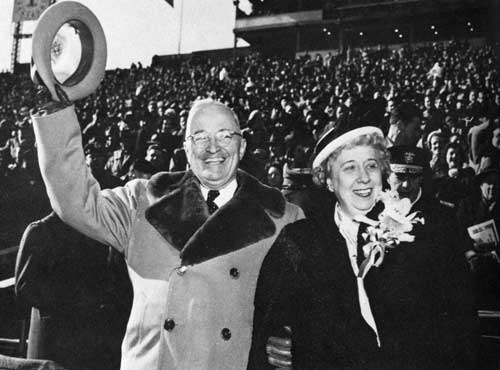 From 1946 to 1952, President Truman navigated complex postwar challenges. Topics such as civil rights, labor unrest, the Cold War and the rebuilding of Europe were all part of his presidency. 
bit.ly/4ks6rch